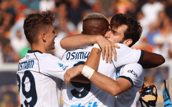 კვარას ლამაზი საგოლე პასი და ოსიმენის გოლი VS ლეჩე